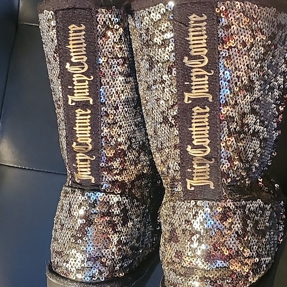 Juicy Couture sequin boots - Picture 7 of 8